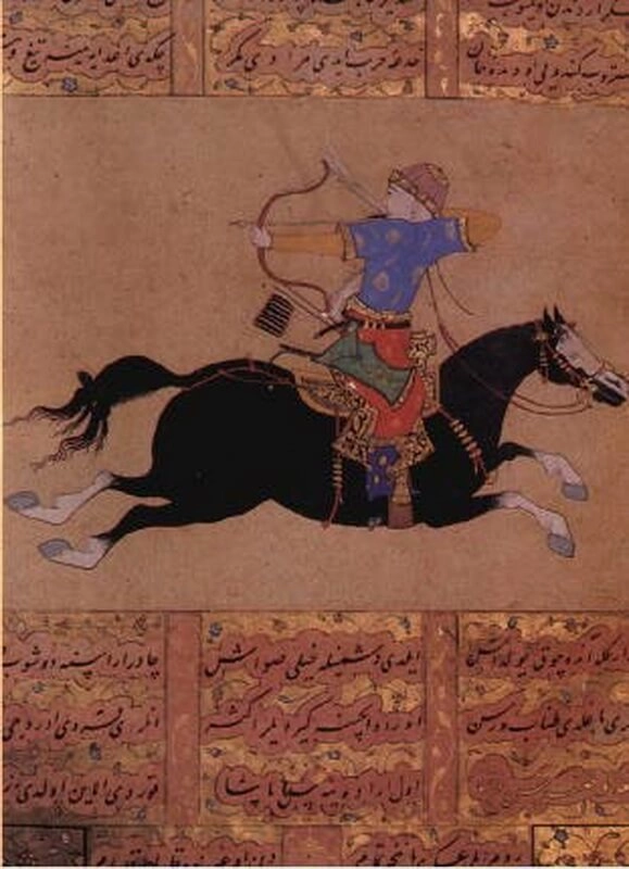 Тюркский (туркменский) воин XII века. 