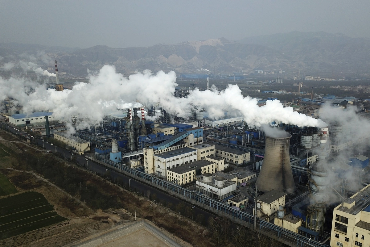 Завод по переработке угля в Китае 