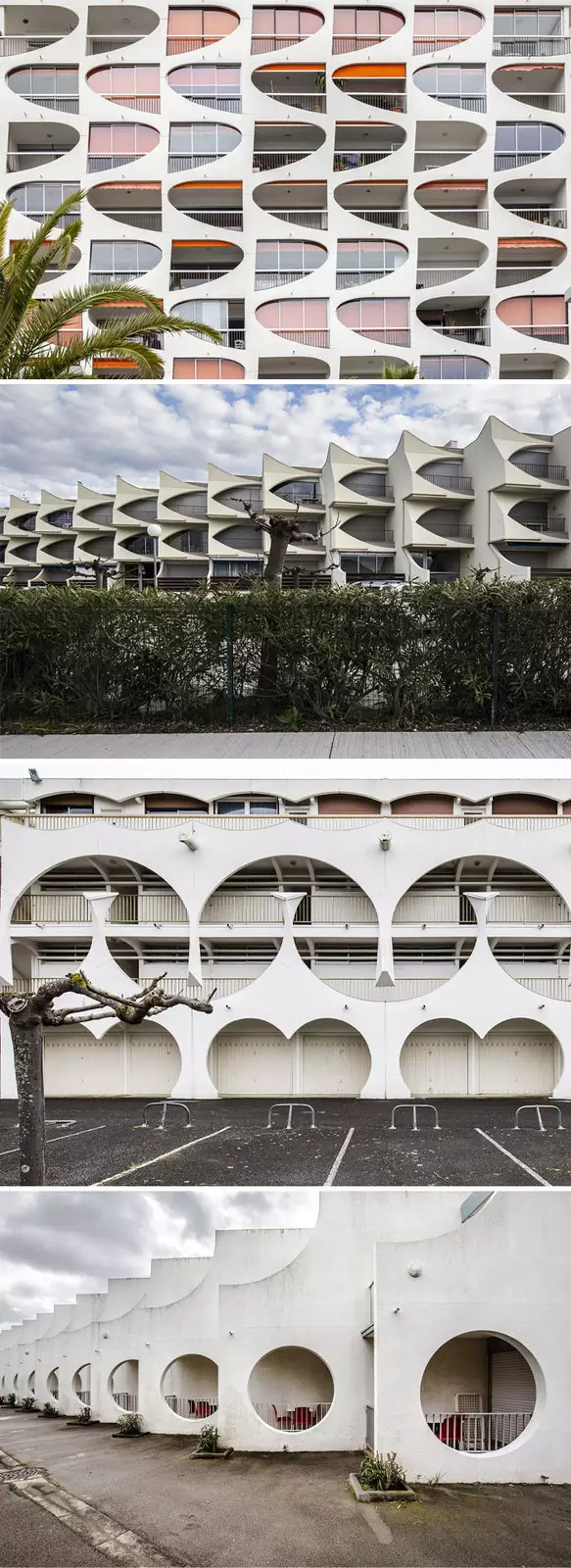 Жилые дома в одном из районов Франции. Жилые дома в одном из районов Франции.