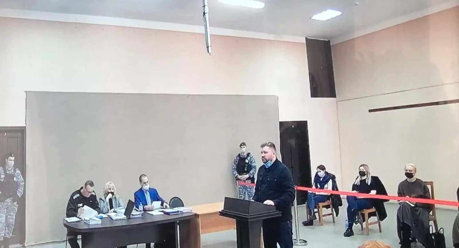 Серуканов выступает в суде