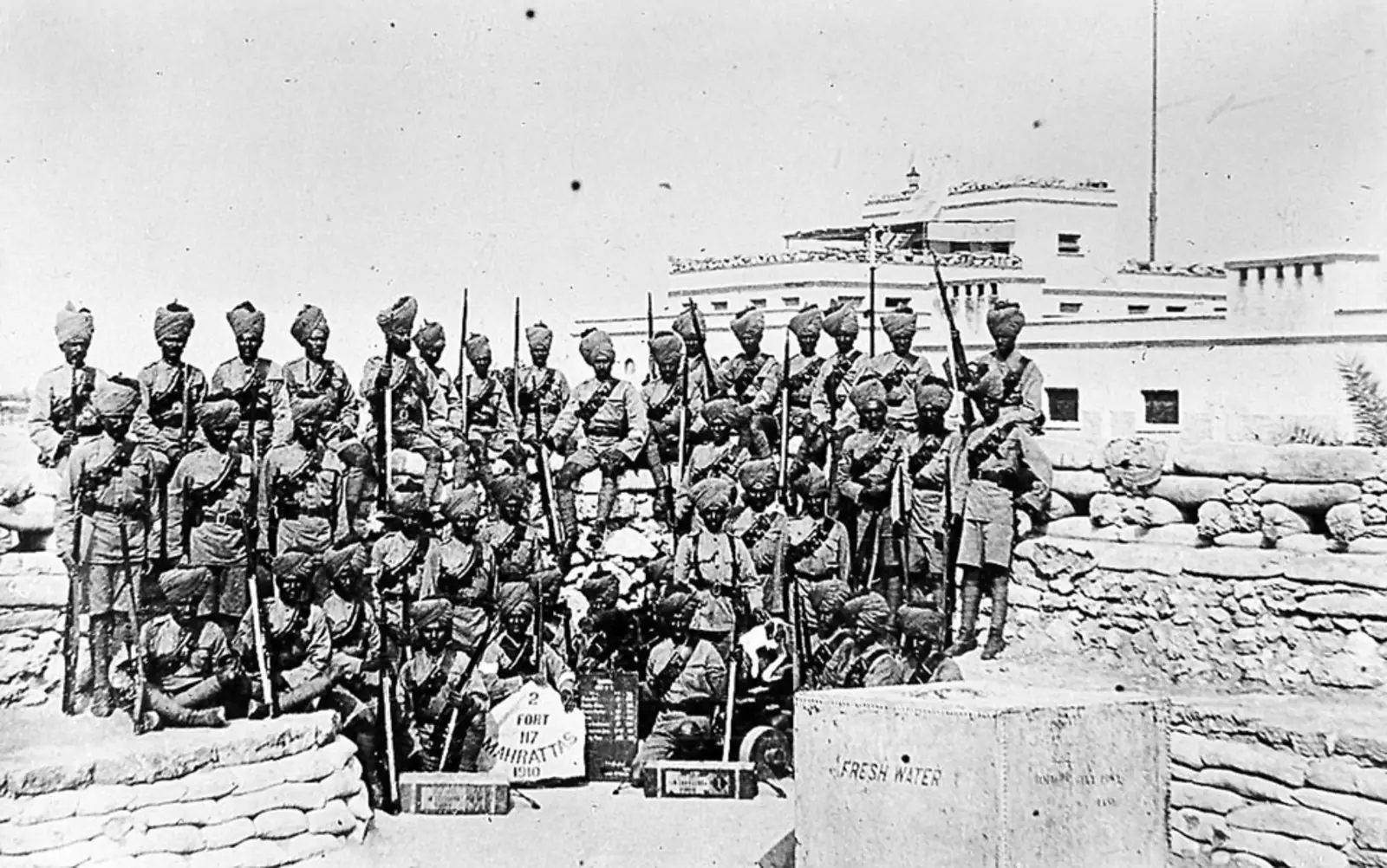 Индийские солдаты на службе империи. 1909 год.