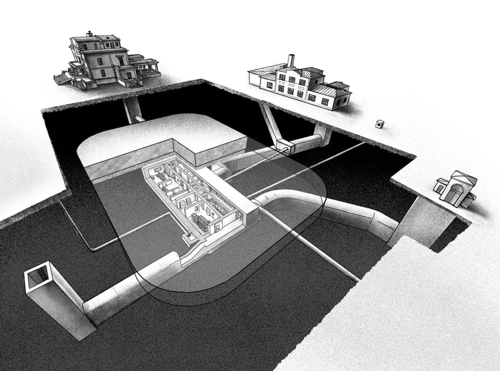 Бункер Сталина (объект № 31) в Липках. Бункер Сталина (объект № 31) в Липках.
