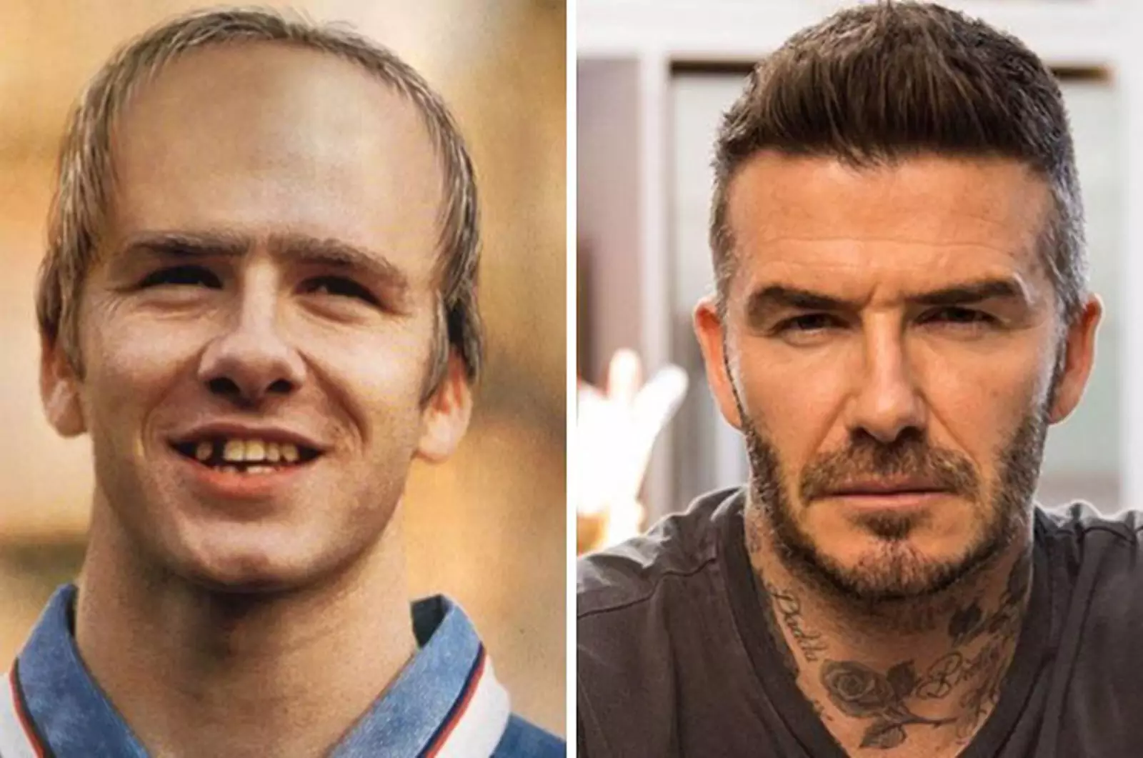 Предсказание британских журналистов от 1998 года относительно того, как будет выглядеть Дэвид Бэкхем в 2020 году. Предсказание британских журналистов от 1998 года относительно того, как будет выглядеть Дэвид Бэкхем в 2020 году.