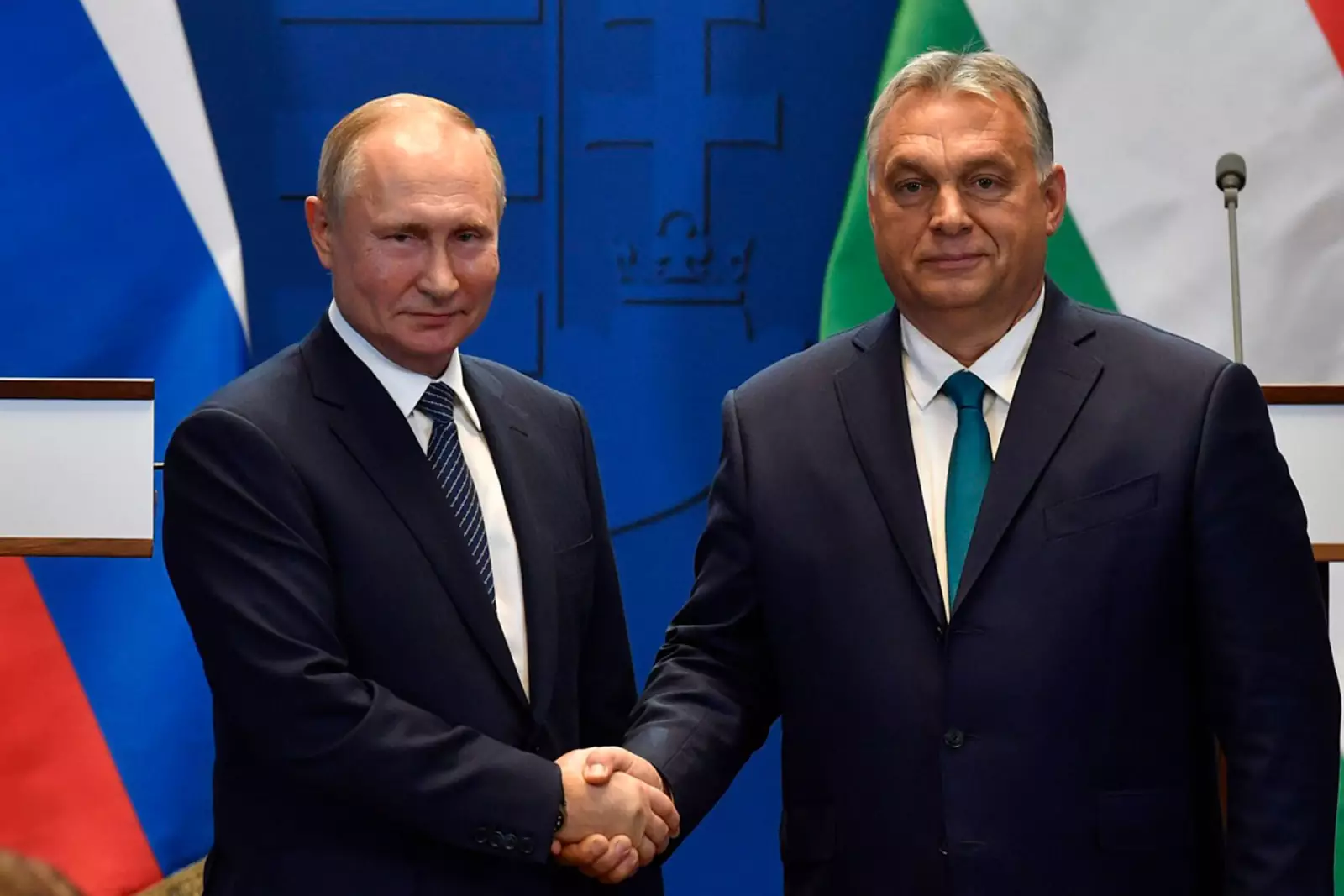 Владимир Путин и Виктор Орбан 