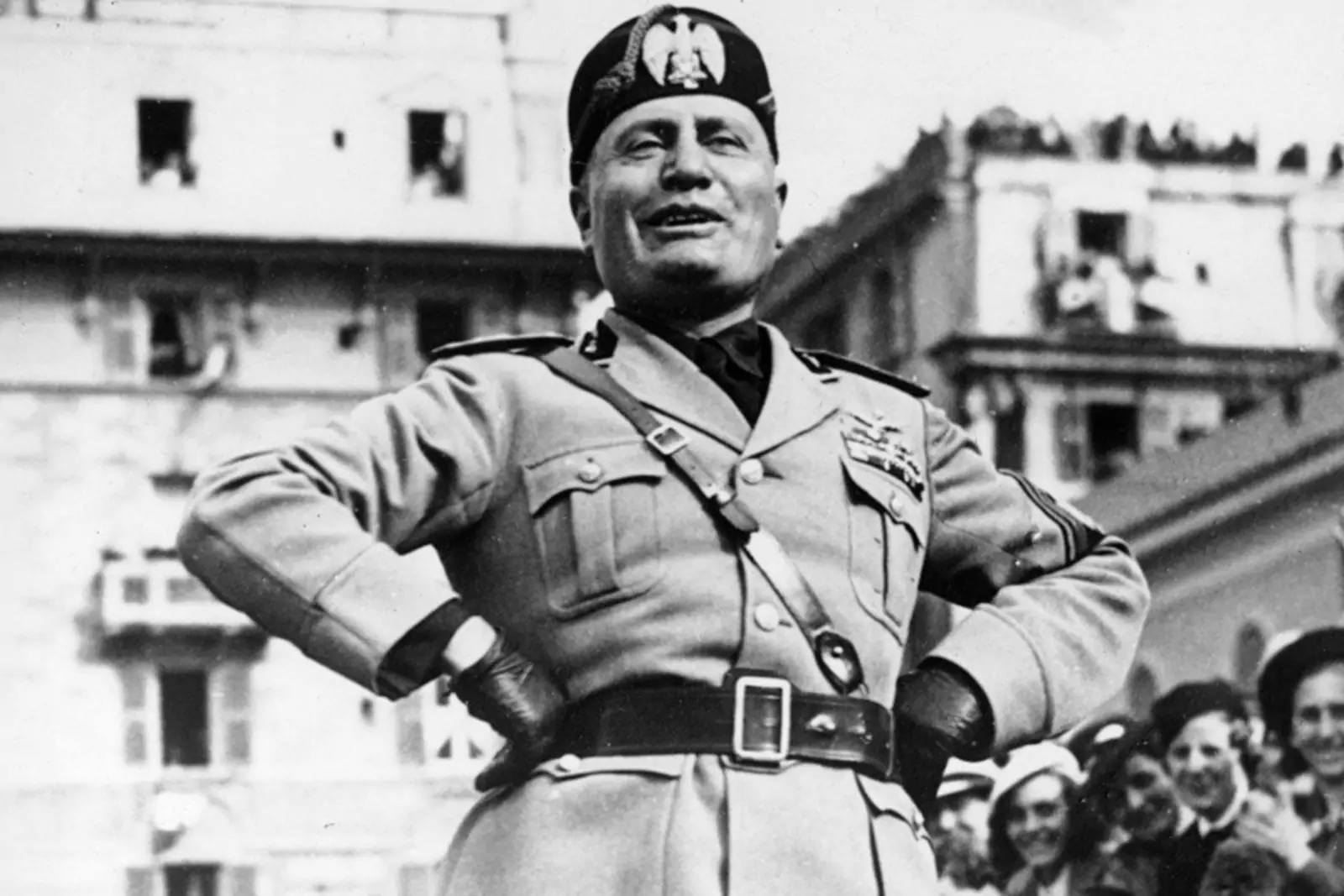 Дуче Италии Бенито Муссолини