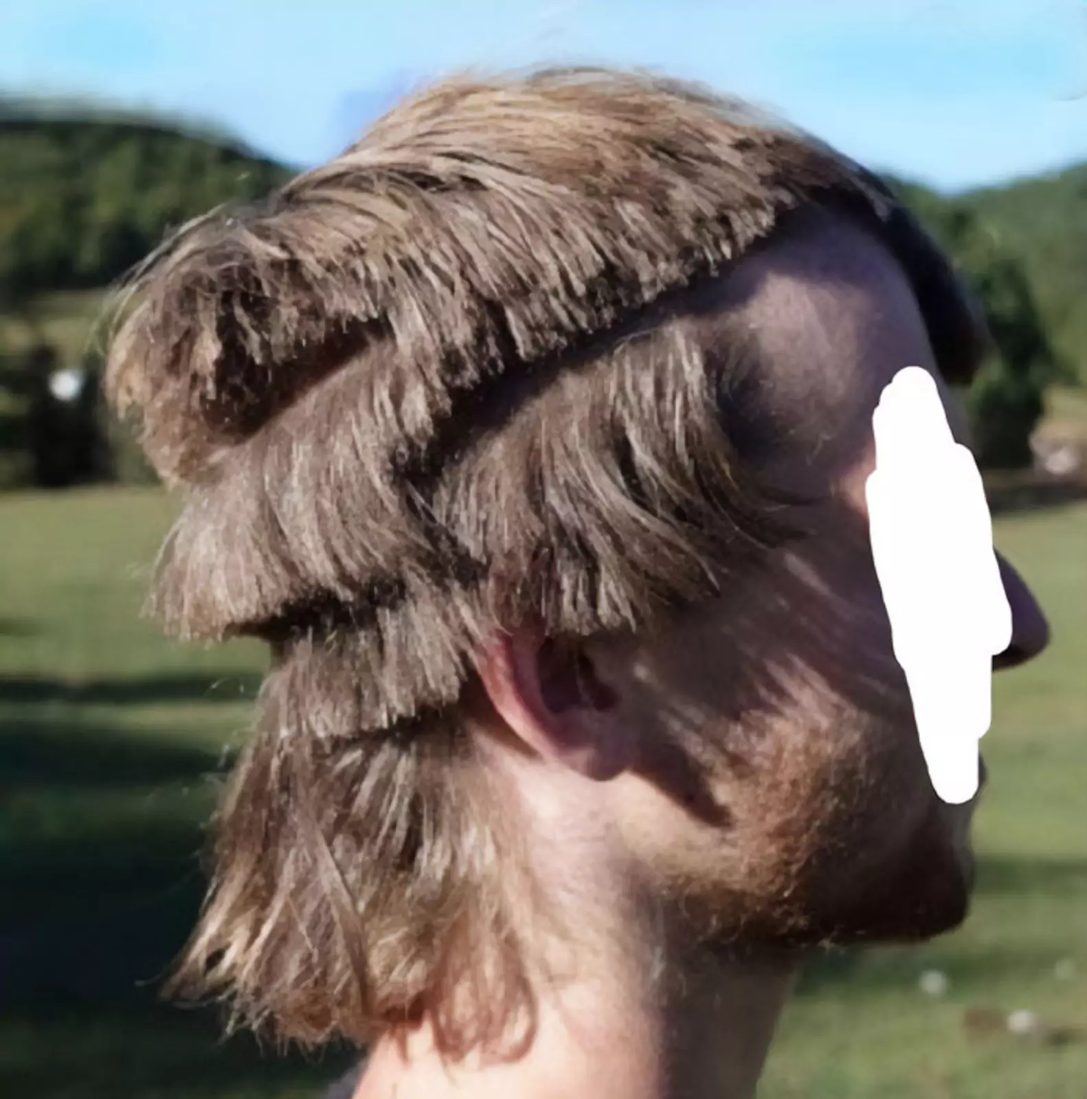 Парикмахер психанул.