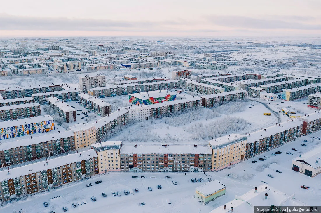 Цветная зима самого восточного города Европы: 60+ фотофактов о Воркуте