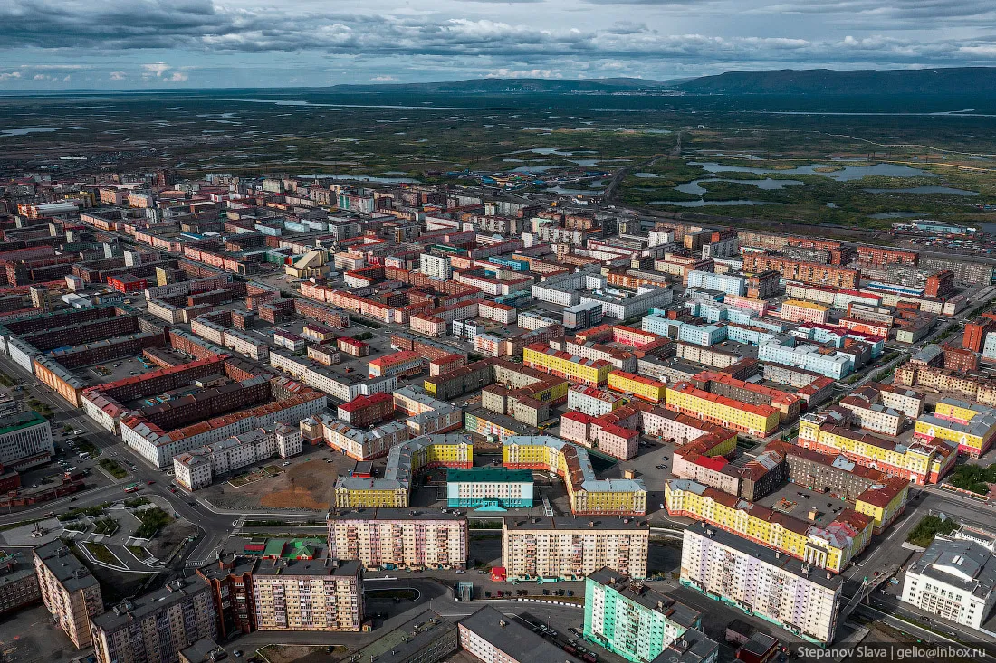 Летний Норильск с высоты: 70 фотофактов о самом сверном городе в мире